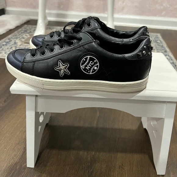 Coach Midnight Leather Porter Sneaker w/ NYC Patch - Picture 4 of 11